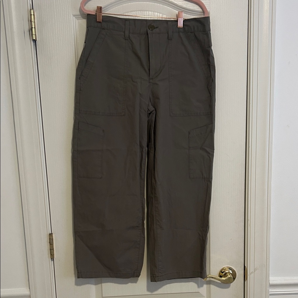 Agolde Women’s olive green cropped Cargo Pants
